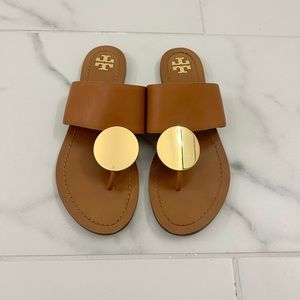 Tory Burch Patos Disk Sandals (8M) - Great Condition